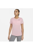 CAMISETA NIKE DRY LEGEND FEMININA - Rosa/preto CAMISETA NIKE DRY LEGEND FEMININA - Rosa/preto