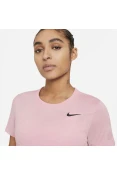 CAMISETA NIKE DRY LEGEND FEMININA - Rosa/preto CAMISETA NIKE DRY LEGEND FEMININA - Rosa/preto