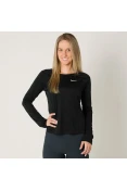 CAMISETA NIKE DRY MILER MANGA LONGA FEMININA - Preto