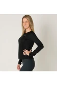 CAMISETA NIKE DRY MILER MANGA LONGA FEMININA - Preto