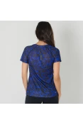 CAMISETA NIKE DRY MILER RUNNING TOP FEMININA - Roxo/preto