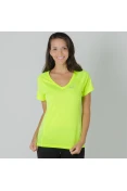 CAMISETA NIKE DRY MILER RUNNING TOP FEMININA - Verde