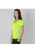 CAMISETA NIKE DRY MILER RUNNING TOP FEMININA - Verde