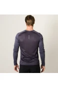 CAMISETA NIKE DRY MILER RUNNING TOP MANGA LONGA MASCULINA - Grafite