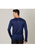 CAMISETA NIKE DRY MILER RUNNING TOP MANGA LONGA MASCULINA - Marinho