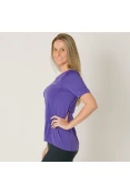 CAMISETA NIKE DRY RUNNING TOP FEMININA - Roxo