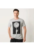 CAMISETA NIKE DRY SPINNING BALL MASCULINA - Cinza/preto CAMISETA NIKE DRY SPINNING BALL MASCULINA - Cinza/preto