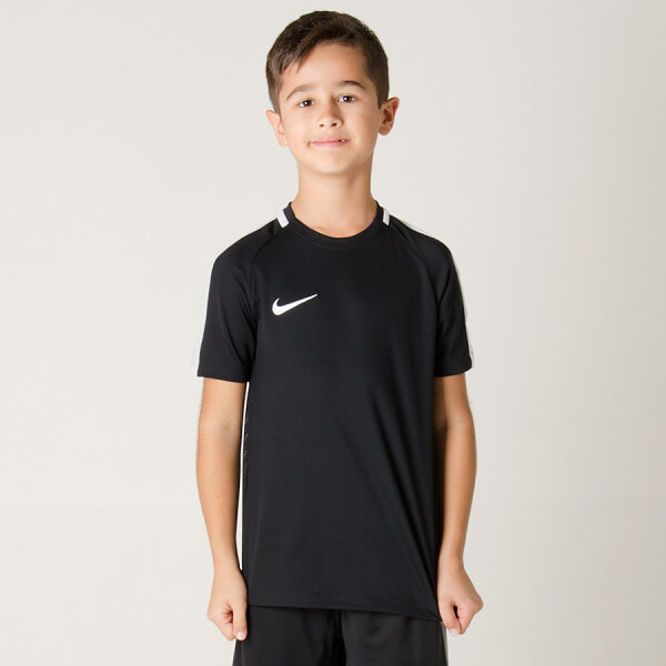 CAMISETA NIKE DRY SQUAD TOP INFANTIL - Preto/branco