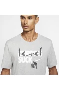 CAMISETA NIKE DRY TEE DFCT BURPEES MASCULINA - Cinza CAMISETA NIKE DRY TEE DFCT BURPEES MASCULINA - Cinza