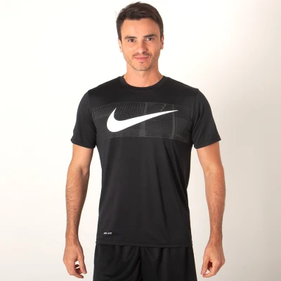 CAMISETA NIKE DRY TEE LEG SW MASCULINA - Preto/branco