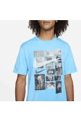 CAMISETA NIKE ESTAMPA DE BASQUETE MASCULINA - Azul CAMISETA NIKE ESTAMPA DE BASQUETE MASCULINA - Azul