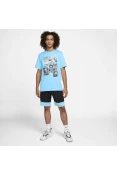 CAMISETA NIKE ESTAMPA DE BASQUETE MASCULINA - Azul CAMISETA NIKE ESTAMPA DE BASQUETE MASCULINA - Azul