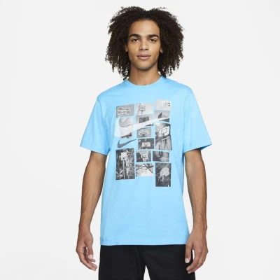 CAMISETA NIKE ESTAMPA DE BASQUETE MASCULINA - Azul CAMISETA NIKE ESTAMPA DE BASQUETE MASCULINA - Azul
