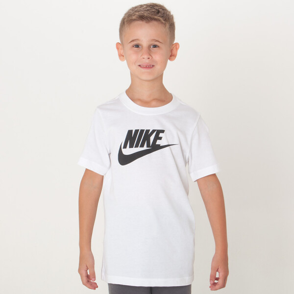 CAMISETA NIKE FUTURA ICON INFANTIL - Branco