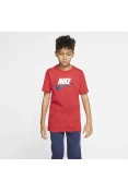 CAMISETA NIKE FUTURA ICON INFANTIL - Vermelho