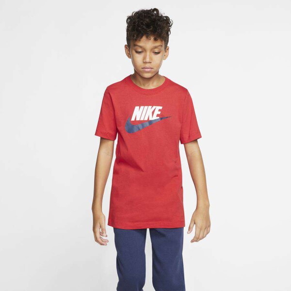 CAMISETA NIKE FUTURA ICON INFANTIL - Vermelho