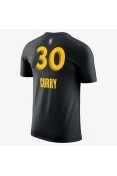 CAMISETA NIKE GOLDEN STATE WARRIORS CITY EDITION MASCULINA - Preto
