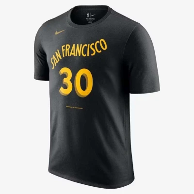 CAMISETA NIKE GOLDEN STATE WARRIORS CITY EDITION MASCULINA - Preto