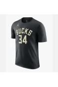 CAMISETA NIKE JORDAN NBA MILWAUKEE BUCKS MASCULINA - Preto