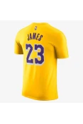 CAMISETA NIKE LAKERS ES NN SS MASCULINA - Amarelo
