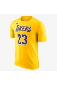 CAMISETA NIKE LAKERS ES NN SS MASCULINA - Amarelo