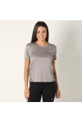 CAMISETA NIKE MILER FEMININA - Cinza CAMISETA NIKE MILER FEMININA - Cinza