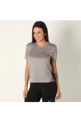 CAMISETA NIKE MILER FEMININA - Cinza CAMISETA NIKE MILER FEMININA - Cinza