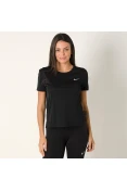 CAMISETA NIKE MILER FEMININA - Preto CAMISETA NIKE MILER FEMININA - Preto