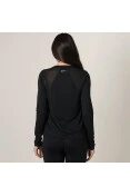 CAMISETA NIKE MILER MANGA LONGA FEMININA - Preto