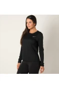 CAMISETA NIKE MILER MANGA LONGA FEMININA - Preto