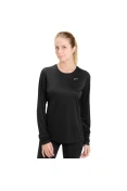 CAMISETA NIKE MILER MANGA LONGA FEMININA - Preto CAMISETA NIKE MILER MANGA LONGA FEMININA - Preto