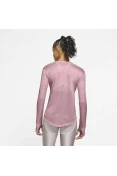 CAMISETA NIKE MILER MANGA LONGA FEMININA - Rosa
