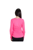 CAMISETA NIKE MILER MANGA LONGA FEMININA - Rosa