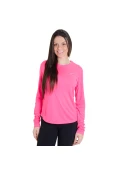 CAMISETA NIKE MILER MANGA LONGA FEMININA - Rosa