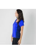 CAMISETA NIKE MILER RUNNING TOP FEMININA - Azul