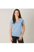 CAMISETA NIKE MILER RUNNING TOP FEMININA - Azul celeste