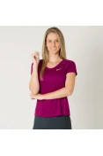 CAMISETA NIKE MILER RUNNING TOP FEMININA - Roxo