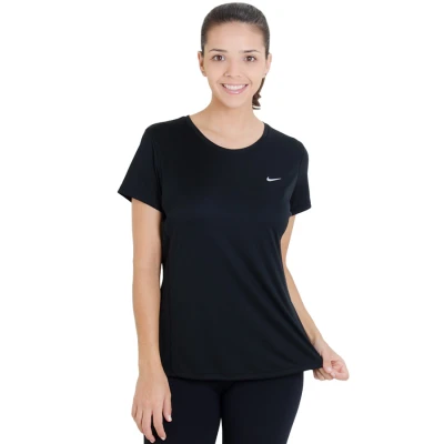 CAMISETA NIKE MILER SHORT SLEEVE FEMININA - Preto CAMISETA NIKE MILER SHORT SLEEVE FEMININA - Preto