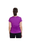 CAMISETA NIKE MILER SHORT SLEEVE FEMININA - Roxo CAMISETA NIKE MILER SHORT SLEEVE FEMININA - Roxo