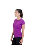 CAMISETA NIKE MILER SHORT SLEEVE FEMININA - Roxo CAMISETA NIKE MILER SHORT SLEEVE FEMININA - Roxo