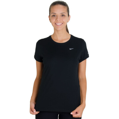 CAMISETA NIKE MILER SS CREW TOP FEMININA - Preto
