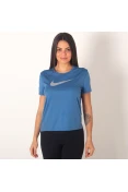 CAMISETA NIKE MILER TOP SS HBR FEMININA - Azul