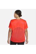 CAMISETA NIKE MILER TOP SS PLUS FEMININO - Laranja