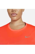 CAMISETA NIKE MILER TOP SS PLUS FEMININO - Laranja