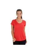 CAMISETA NIKE MILER V NECK FEMININA - Vermelho