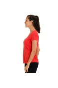 CAMISETA NIKE MILER V NECK FEMININA - Vermelho CAMISETA NIKE MILER V NECK FEMININA - Vermelho