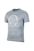 CAMISETA NIKE MILER WILD RUN MASCULINA - Azul CAMISETA NIKE MILER WILD RUN MASCULINA - Azul
