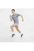 CAMISETA NIKE MILER WILD RUN MASCULINA - Azul CAMISETA NIKE MILER WILD RUN MASCULINA - Azul