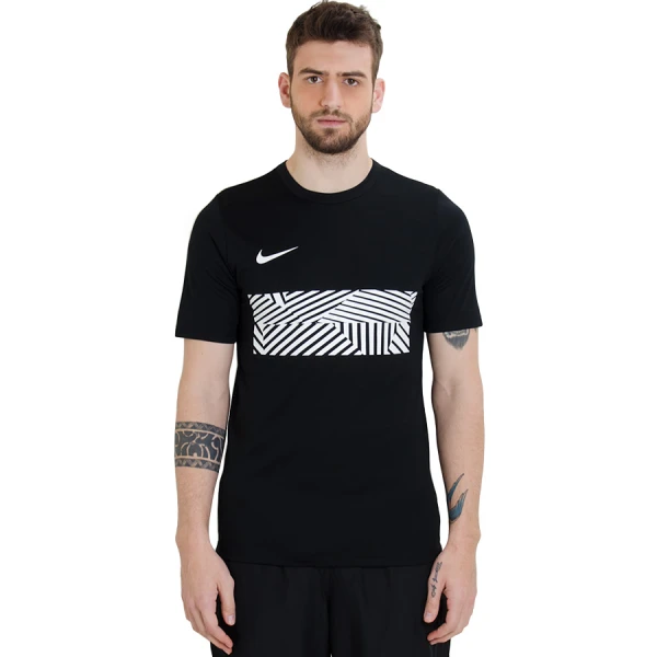 CAMISETA NIKE NK DRY TOP SS ACADEMY GX MASCULINA - Preto/branco CAMISETA NIKE NK DRY TOP SS ACADEMY GX MASCULINA - Preto/branco