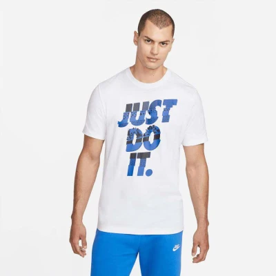 CAMISETA NIKE NSW 12 MO JDI TEE MASCULINA - Branco CAMISETA NIKE NSW 12 MO JDI TEE MASCULINA - Branco